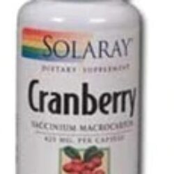 Solaray Cranberry 425mg - 100 Cápsulas: Saúde do Trato Urinário e Bem-Estar