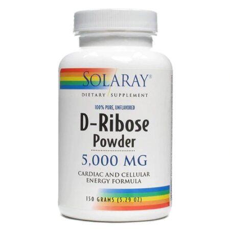 Solaray D-Ribose Powder -- 5000 mg - 150 g