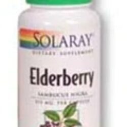 Solaray Elderberry Berries and Flowers - 100 Cápsulas de 575 mg: Seu Aliado Natural para Imunidade e Bem-Estar