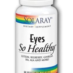 Solaray Eyes So Healthy Suplemento Alimentar para Saúde Ocular - 60 Cápsulas Vegetarianas