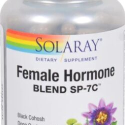 Solaray Female Hormone Blend™ SP-7C™ - 180 Cápsulas Vegetais - Equilíbrio Hormonal Feminino