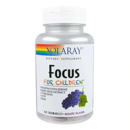 Solaray Focus for Children™ Grape -- 60 Chewables