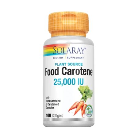 Solaray Food Carotene™ -- 25000 IU - 100 Softgels