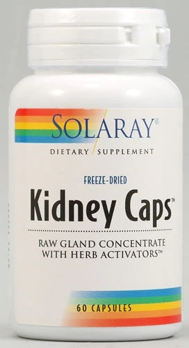 Solaray Kidney Caps 260mg - 60 Cápsulas: Saúde Renal Completa com Ervas Ativadoras