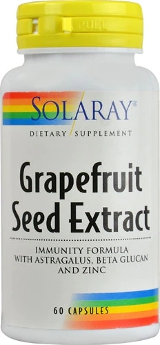Solaray Extrato de Semente de Grapefruit Imunidade - 60 Cápsulas: Reforce suas Defesas Naturais