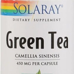 Solaray Chá Verde - 100 Cápsulas: Poder Antioxidante para Seu Bem-Estar