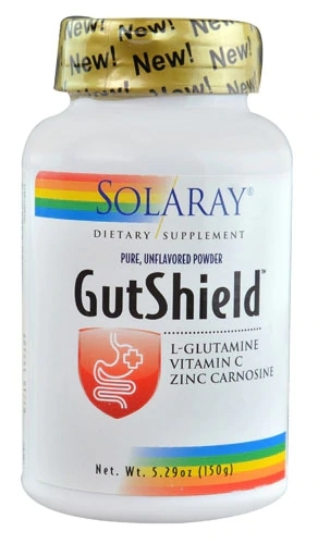 Solaray GutShield™ Puro em Pó Sabor Neutro - 150g | Saúde Intestinal Completa