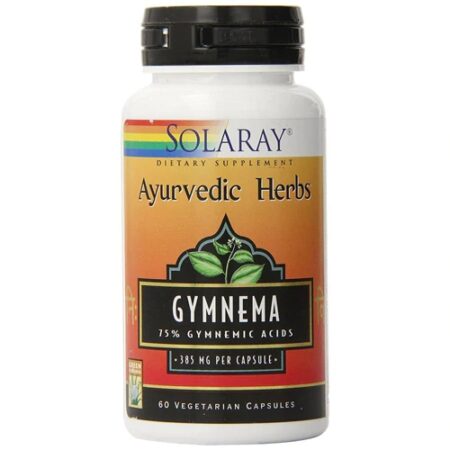 Solaray Gymnema -- 385 mg - 60 Vegetarian Capsules