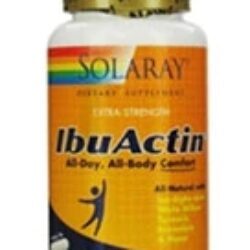 Solaray IbuActin™ - 60 Cápsulas Vegetarianas: Alívio Natural e Bem-Estar
