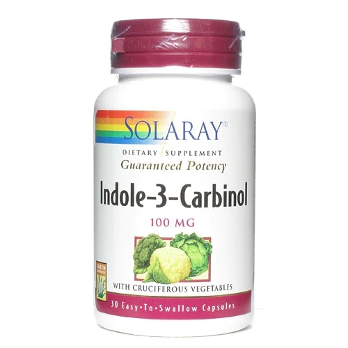 Solaray Indole-3-Carbinol 100mg - 30 Cápsulas: Saúde e Bem-Estar do Seu Corpo