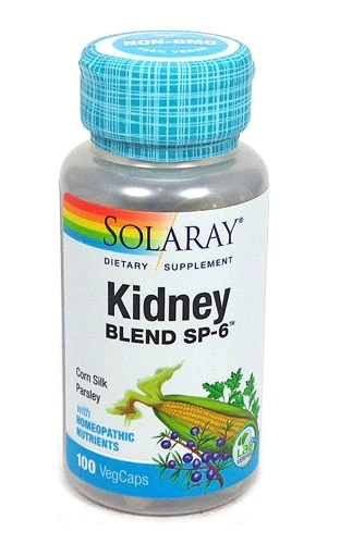 Solaray Kidney Blend SP-6™ - 100 VegCaps: Saúde Renal e Bem-Estar Natural