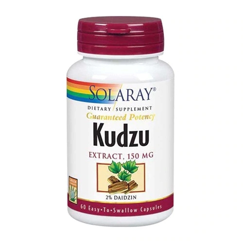 Solaray Kudzu Extract Suplemento Alimentar - 150mg - 60 Cápsulas Vegetarianas | Saúde e Bem-Estar