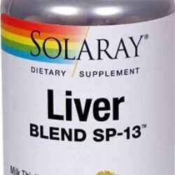 Solaray Liver Blend SP-13™ - 100 VegCaps: Saúde e Detoxificação do Fígado em Cápsulas Vegetarianas