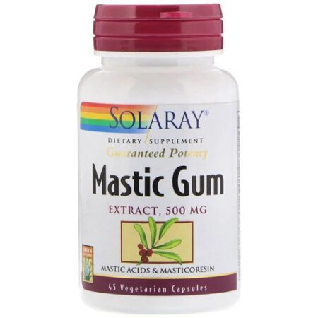 Solaray Mastic Gum Extract -- 500 mg - 45 Vegetarian Capsules