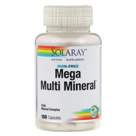 Solaray Mega Multi Mineral™ Iron Free -- 100 Capsules