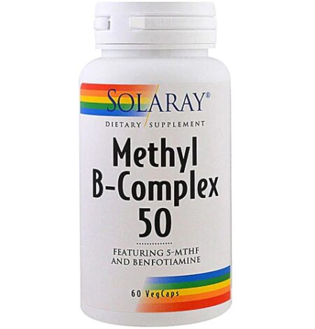 Solaray Methyl B-Complex 50 -- 60 VegCaps