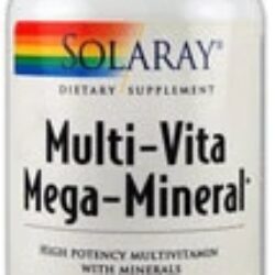 Solaray Multi-Vita Mega-Mineral™ - 120 Cápsulas: Seu Suporte Completo para Saúde e Vitalidade