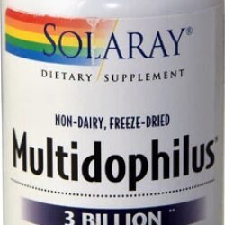 Solaray Multidophilus 3 Bilhões CFU - 100 Cápsulas Vegetais - Saúde Intestinal