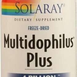 Solaray Multidophilus™ Plus 4 Bilhões de UFC - 90 Cápsulas Vegetais para Saúde Intestinal