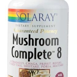 Solaray Mushroom Complete 8 - 90 Cápsulas Vegetarianas: Fortaleça sua Imunidade e Bem-Estar