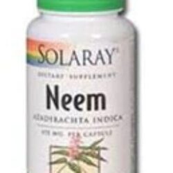 Solaray Neem 475mg - 100 Cápsulas: Saúde e Bem-Estar Natural