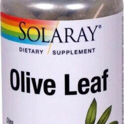 Solaray Folha de Oliveira 410mg - 100 Cápsulas Vegetais - Suporte Imunológico e Bem-Estar
