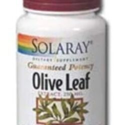 Solaray Extrato de Folha de Oliveira 250mg - 120 Cápsulas: Saúde e Bem-Estar Natural