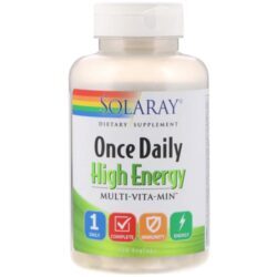 Solaray Once Daily High Energy Multi-Vita-Min™ 120 VegCaps: Energia e Vitalidade Diária