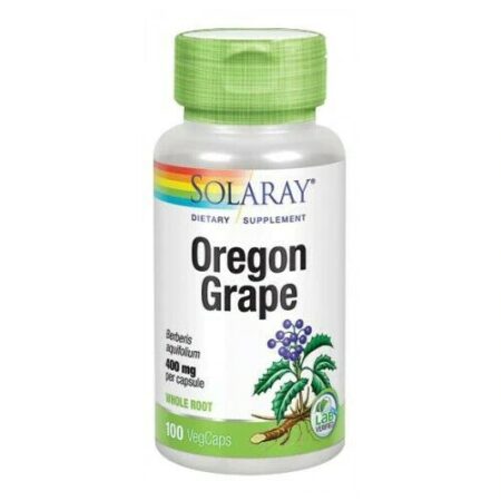 Solaray Oregon Grape -- 400 mg - 100 VegCaps