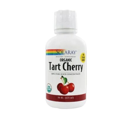 Solaray Organic 100% Juice Concentrate Dietary Supplement Tart Cherry -- 16 fl oz