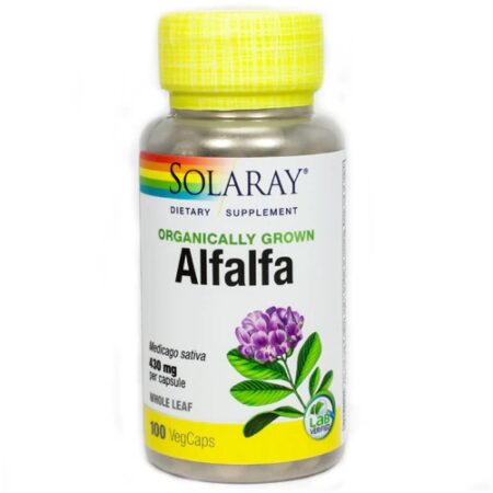 Solaray Organically Grown Alfalfa -- 500 mg - 100 VegCaps