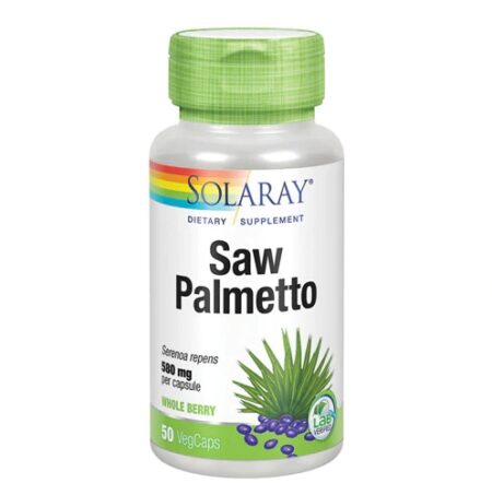 Solaray Organically Grown Saw Palmetto -- 555 mg - 50 VegCaps