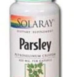 Solaray Parsley 430 mg - 100 Cápsulas: Saúde Digestiva e Bem-Estar Natural
