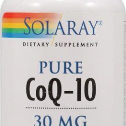 Solaray CoQ-10 30mg - 60 Cápsulas Vegetais: Energia e Bem-Estar para Você