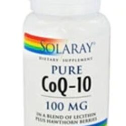 Solaray Pure CoQ-10 100mg - 30 Cápsulas: Energia e Bem-Estar Antioxidante