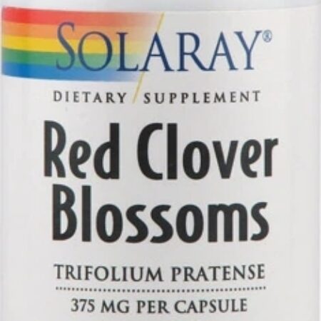 Solaray Trevo Vermelho 375 mg – 100 Cápsulas: Saúde e Bem-Estar Natural — foto 1