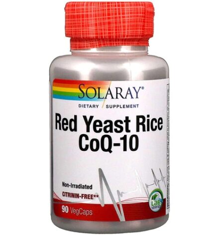 Solaray Red Yeast Rice-CoQ-10 -- 90 VegCaps