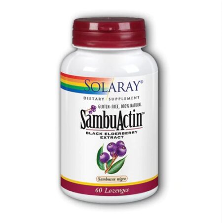 Solaray SambuActin™ Black Elderberry Extract -- 60 Lozenges