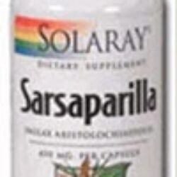Solaray Sarsaparilla Root - Raiz de Salsaparrilha - 450mg - 100 Cápsulas: Saúde e Bem-Estar Natural