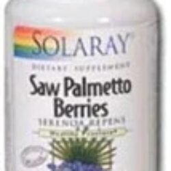 Solaray Saw Palmetto 580mg - 100 Cápsulas: Saúde Natural para o Bem-Estar Masculino