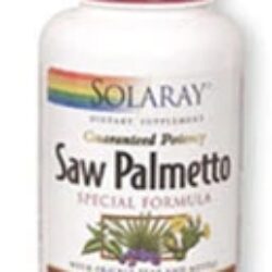 Solaray Saw Palmetto Special Formula - 120 Cápsulas - Saúde Masculina e Bem-Estar