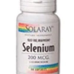Solaray Selênio 200 mcg - 90 Cápsulas: Essencial para Imunidade e Saúde Geral