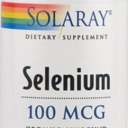 Solaray Selênio 100 mcg - 100 Cápsulas: Potencialize Sua Saúde e Bem-Estar