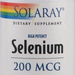 Solaray Selênio 200mcg - 100 Cápsulas Orgânicas - Máxima Absorção e Bem-Estar