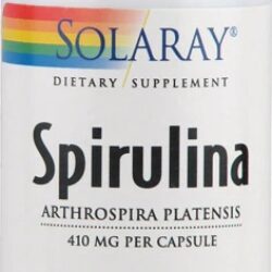 Solaray Spirulina 100 Cápsulas: Vitalidade e Nutrição Completa