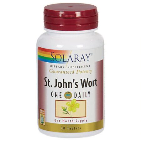 Solaray St John's Wort Dietary Supplement -- 30 Tablets