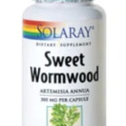 Solaray Sweet Wormwood (Artemisia annua) - 100 Cápsulas Vegetarianas para Bem-Estar Natural