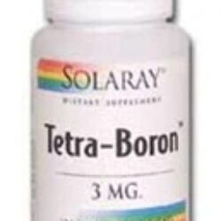 Solaray Tetra-Boron™ 3mg - 100 Comprimidos: Potencialize Sua Saúde Óssea e Bem-Estar