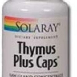 Solaray Thymus Plus Caps™ - 60 Cápsulas para Imunidade e Bem-Estar