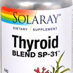 Solaray Thyroid Blend SP-31™: 100 Cápsulas Veganas para o Equilíbrio da Tireoide